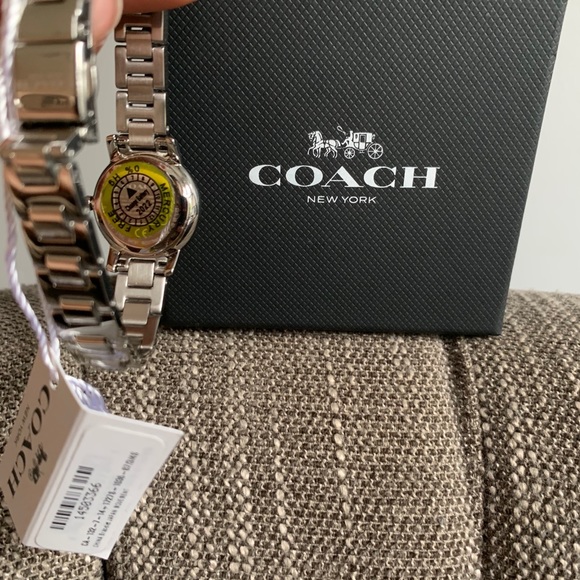NWT authentic COACH silver tone watch - Picture 5 of 5